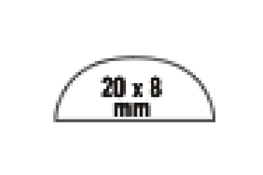 Bovie Reuseable Lletz Loop Electrode 20mm x 8mm, Autoclavable