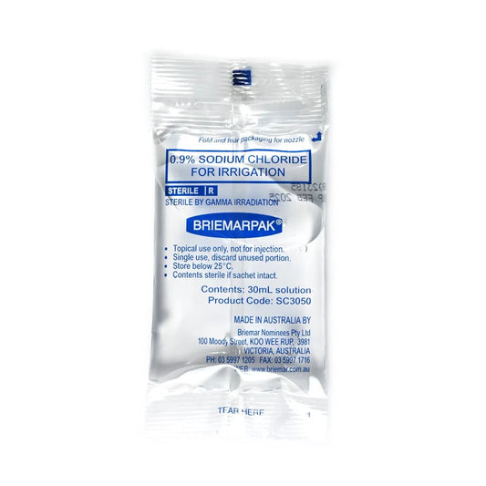 BRIEMAR BRIEMAR 0.9% Sodium Chloride 30ml Sachet