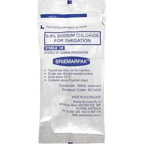 Briemarpak Sodium Chloride For Irrigation 0.9% 30ml
