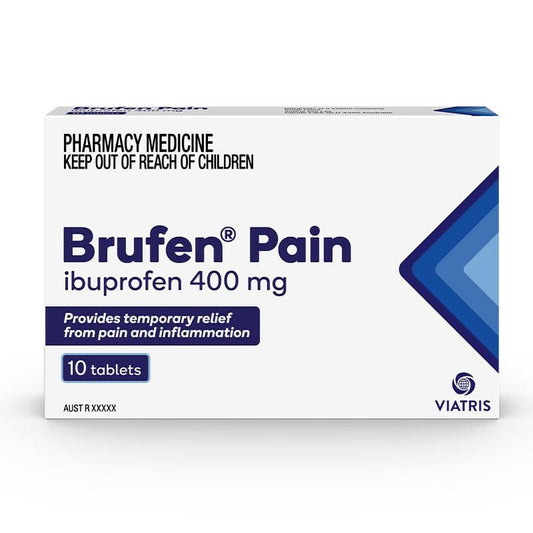 Viatris Pain Relievers Brufen 400mg Ibuprofen Tablets - Pain Relief