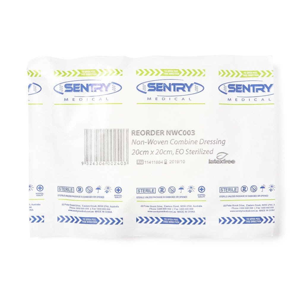 Sterile Combine Dressings 20cm x 20cm 20cm x 20cm x 1's Sterile 2