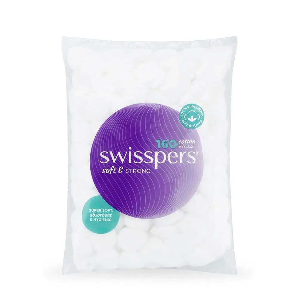 BSN Medical Cotton Wool Bag/160 / White BSN Medical Swisspers Cotton Wool Ball