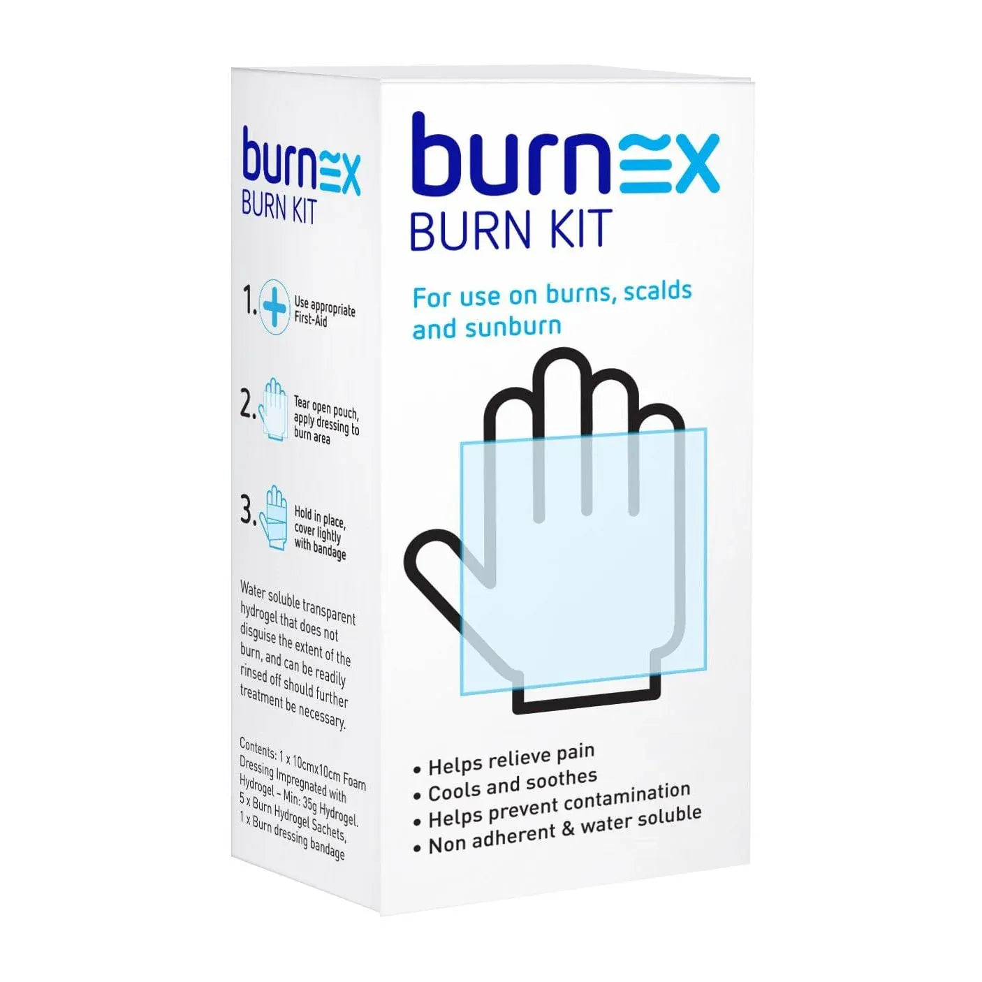 Burnex Burns Treatment Burnex Hydrogel Gel Burn Dressings