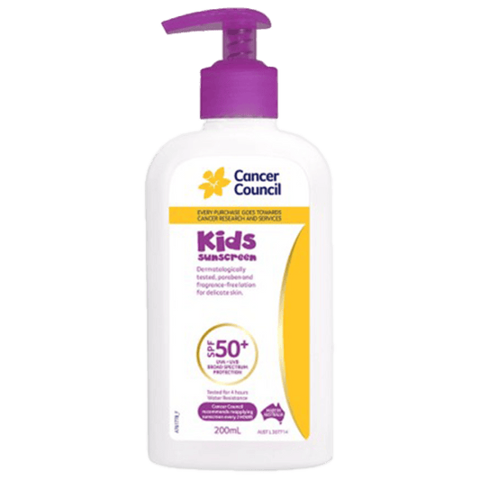 CANCER COUNCIL SPF50+ Kids Sunscreen Pump 200mL