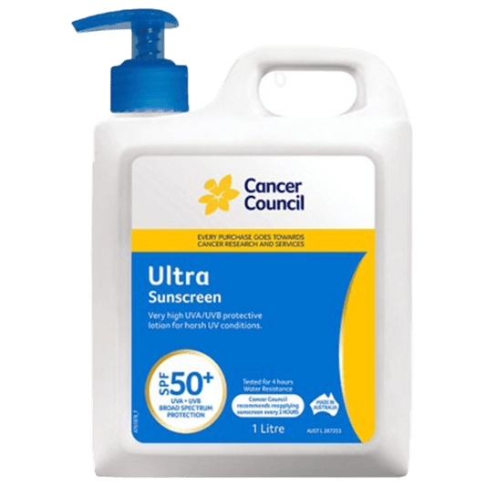 CANCER COUNCIL SPF50+ Ultra Sunscreen Pump 1L