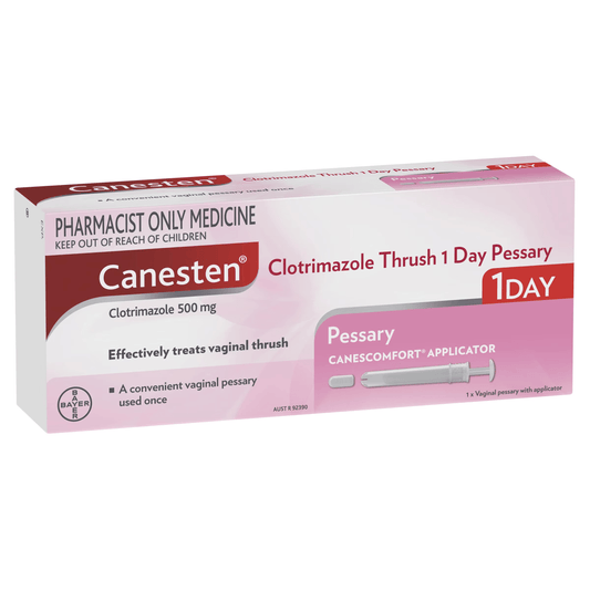 Bayer Antifungals Canesten 500mg Pessary - Single Dose Thrush Treatment