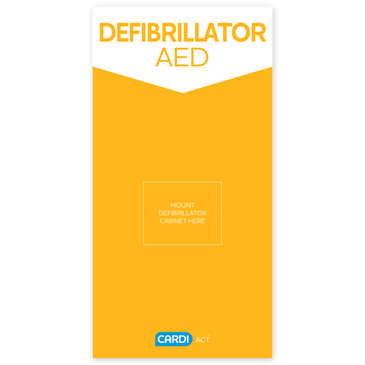CARDI ACT Defibrillator (Poly Sign)