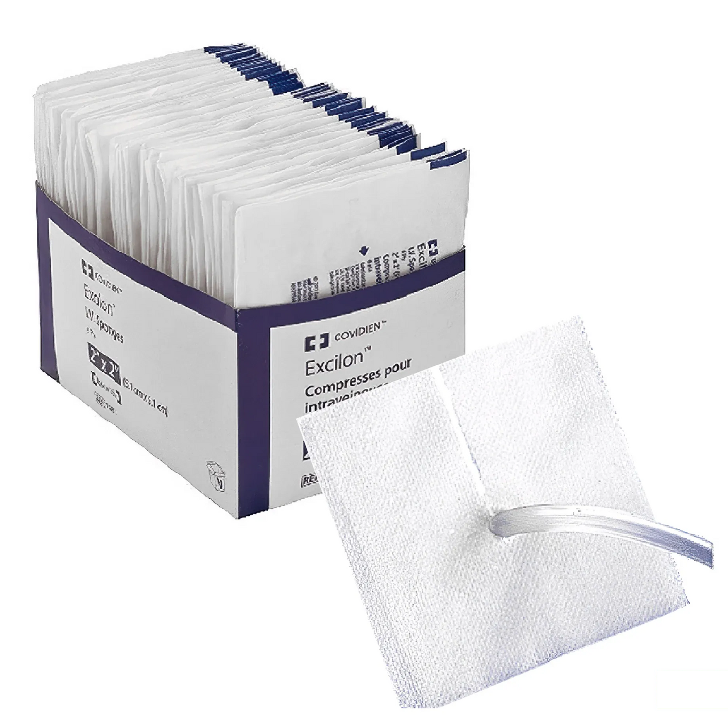 Cardinal Health Drain Sponge 2" x 2" / 6 Ply - IV Sponge Cardinal Excilon Drain Sponge