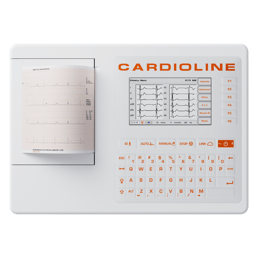 Cardioline Electrocardiographs Cardioline ECG 100+ WiFi With Glasgow Interpretation and PDF