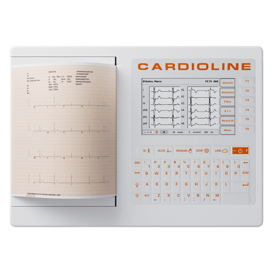 Cardioline Electrocardiographs Cardioline ECG 200+ WiFi With Glasgow Interpretation