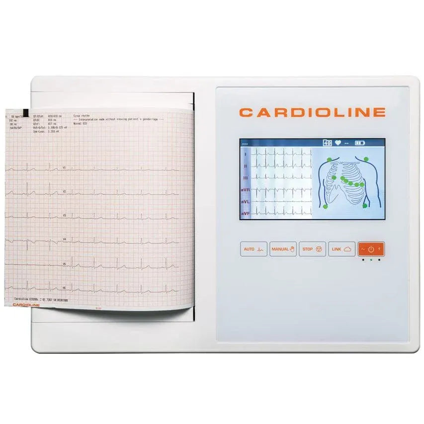 Cardioline Electrocardiographs Cardioline ECG 200S A4 With Glasgow Interpretation and PDF