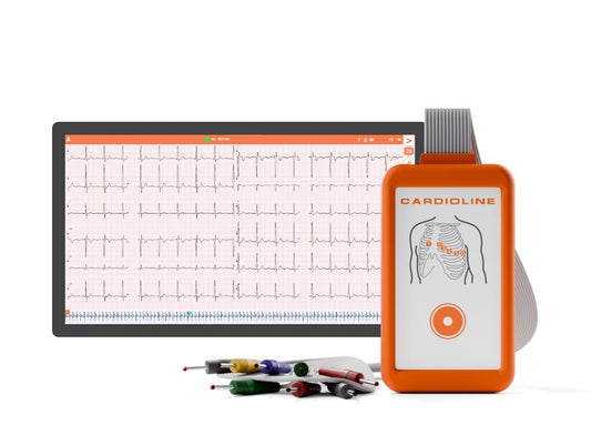 Cardioline Electrocardiographs Cardioline Touch ECG Bluetooth With Glasgow Interpretation, 12-Lead PC-ECG