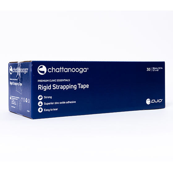 Chattanooga Premium Clinic Essentials Rigid Strapping Tape 38mm x 13.7m Box 30 Rolls