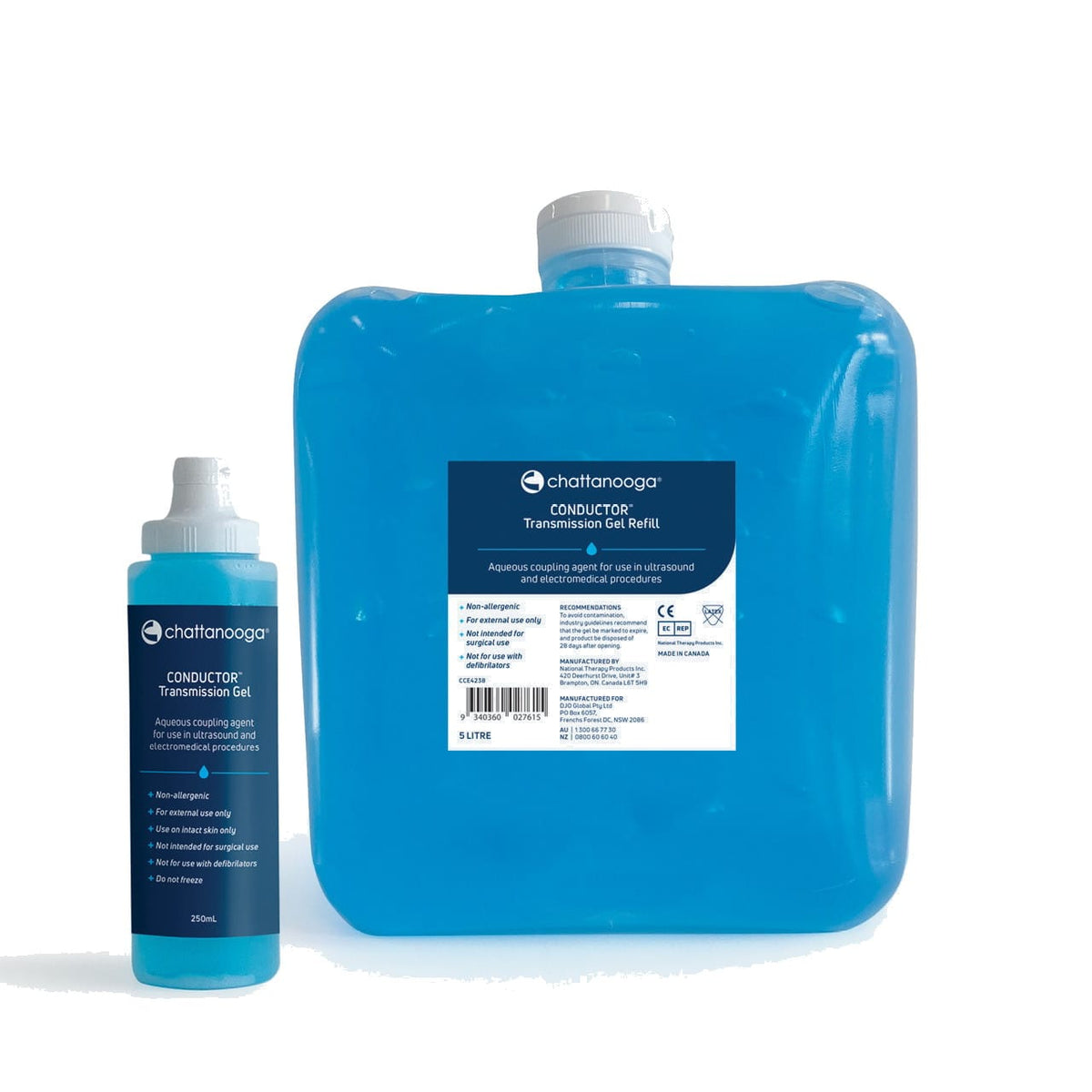 Chattanooga Conductor Transmission Gel 250ml bottle (single)
