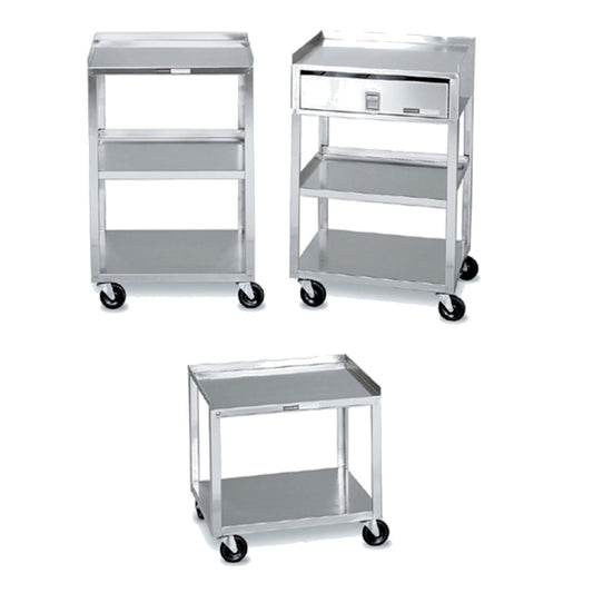 Chattanooga Stainless Steel Carts-Model MB-T (3 shelves)