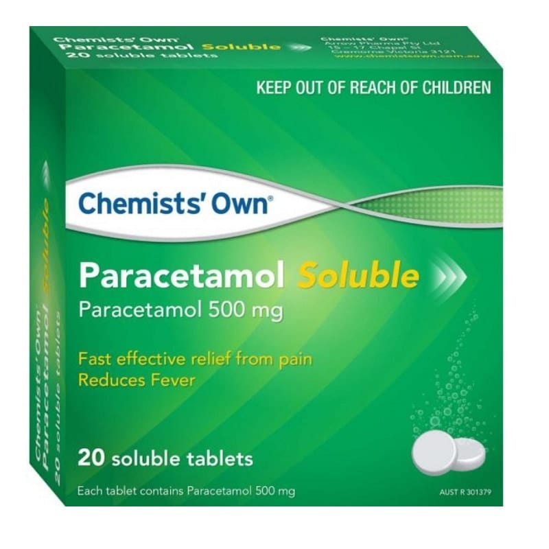 Chemists' Own Analgesics Chemists' Own Paracetamol Soluble Tablets 500mg