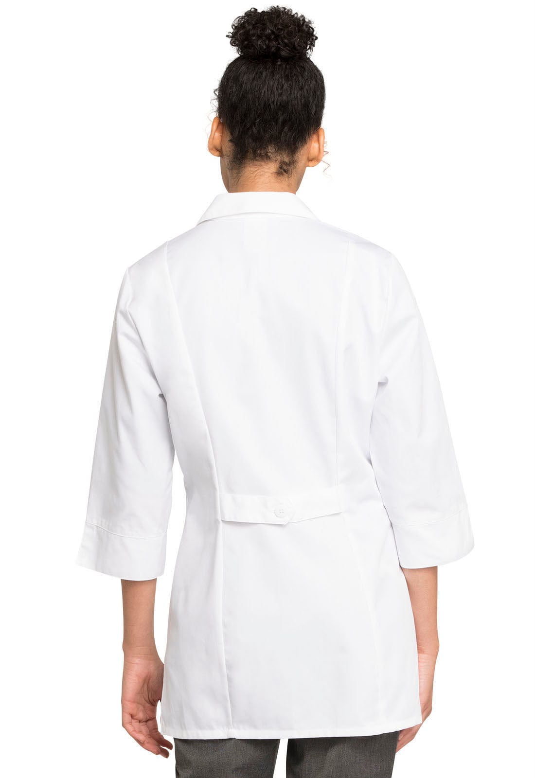 Cherokee Lab Coats Cherokee 30" 3/4 Sleeve Lab Coat in White with Fluid Barrier