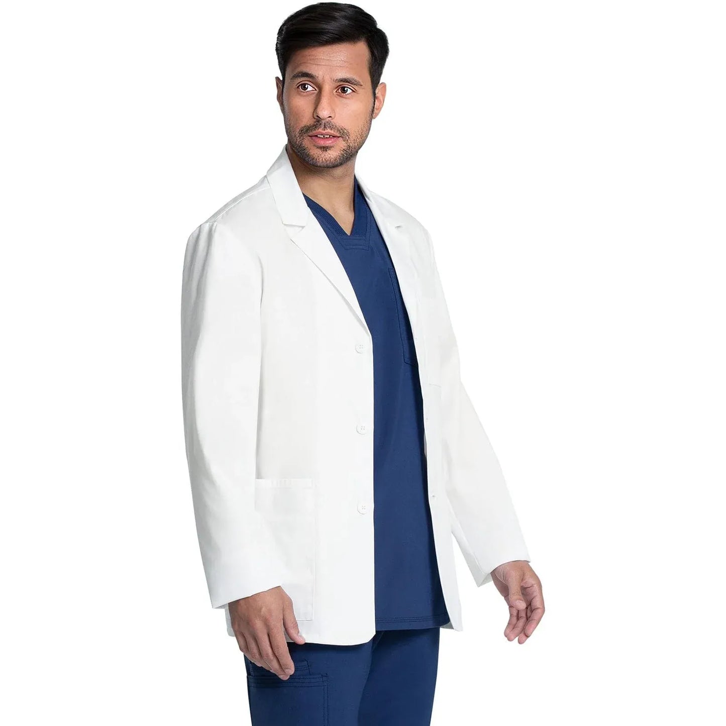 Cherokee CK401 White - Project Lab Mens 30" Lab Coat