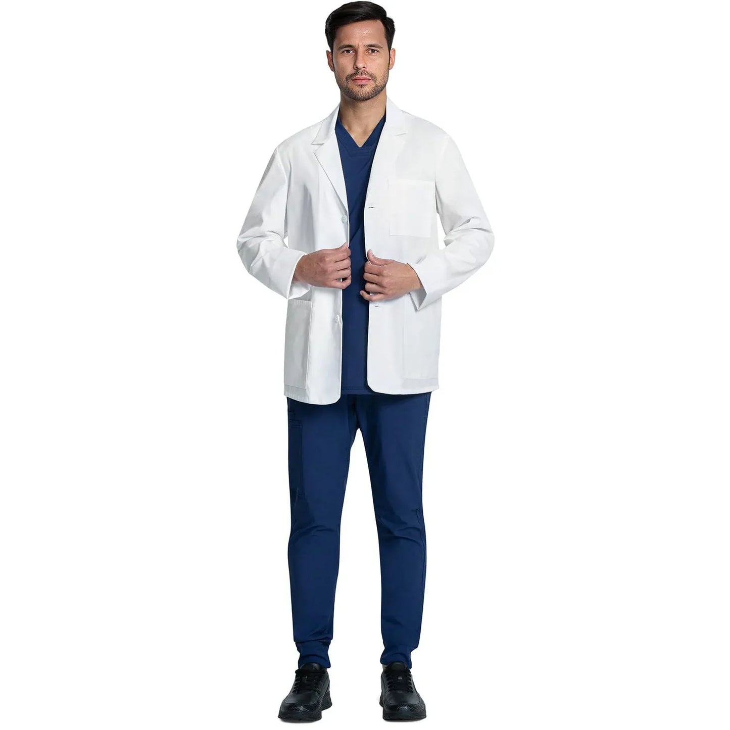 Cherokee CK401 White - Project Lab Mens 30" Lab Coat