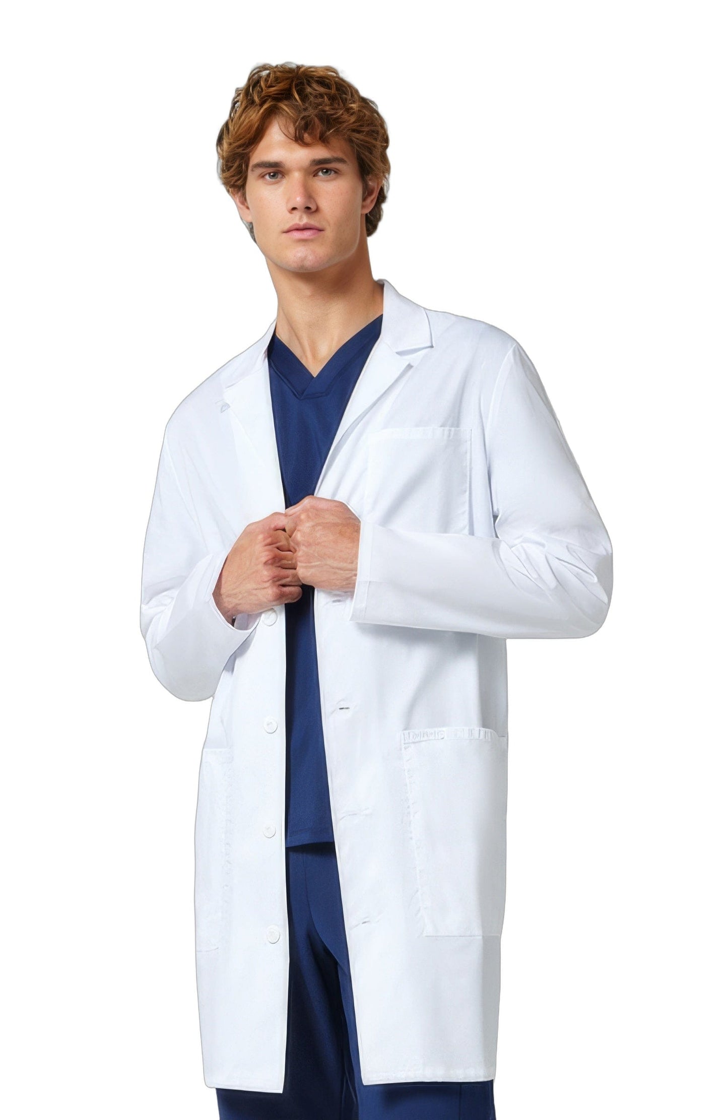 Cherokee CK412 White XL - Project Lab Mens 38 Lab Coat - WHT