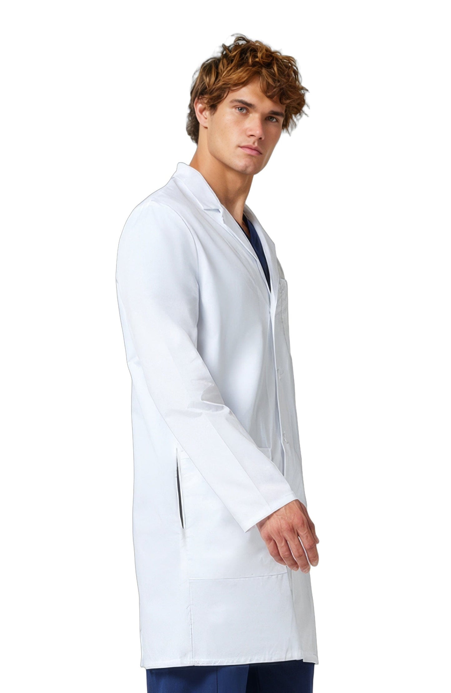 Cherokee CK412 White XL - Project Lab Mens 38 Lab Coat - WHT