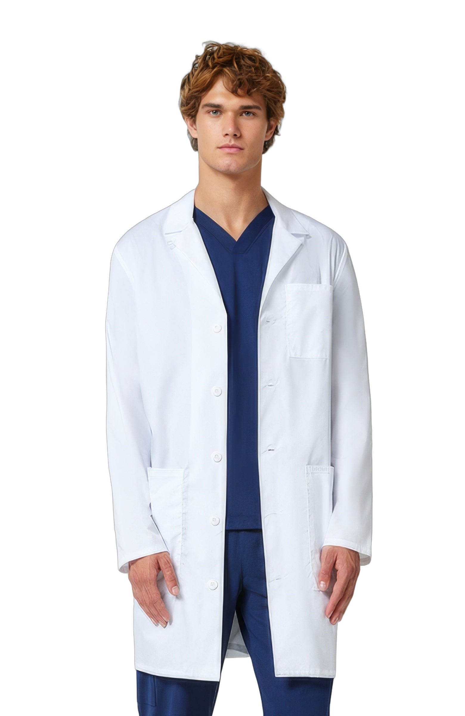 Cherokee CK412 White XL - Project Lab Mens 38 Lab Coat - WHT