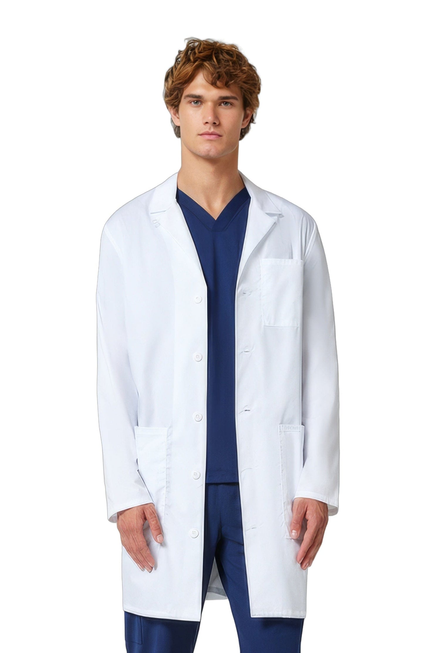 Cherokee CK412 White XL - Project Lab Mens 38 Lab Coat