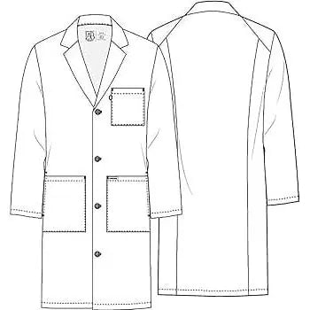 Cherokee Cherokee CK460T White Project Lab Unisex Tall Lab Coat