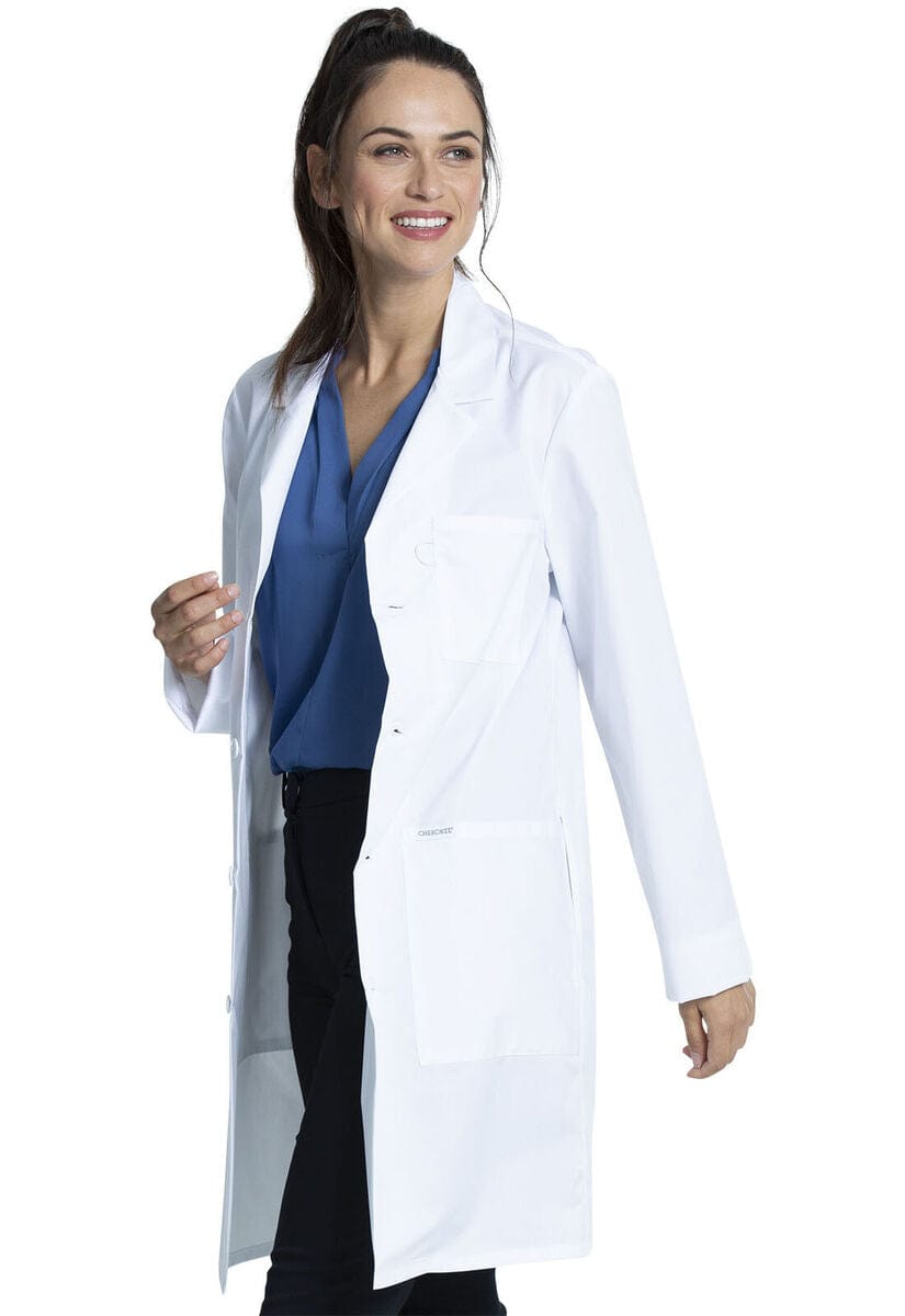 Cherokee Cherokee CK460T White Project Lab Unisex Tall Lab Coat