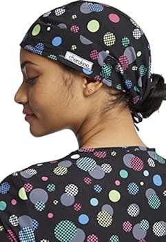Cherokee CK513 Unisex Print Scrub Hat Crazy For Confetti