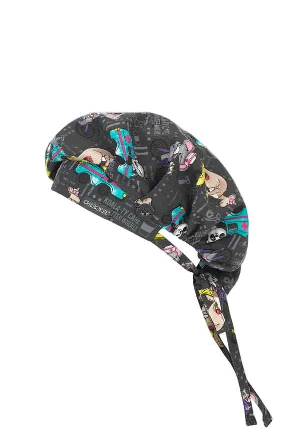 Cherokee CK514 Unisex Bouffant Scrubs Hat Unisex Hat On The Go Care