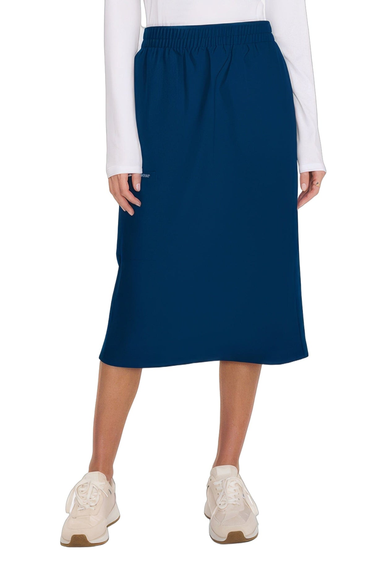 Cherokee Originals Ultra Scrubs CK563A Elastic Waist Skirt Women Navy XXS - NAV