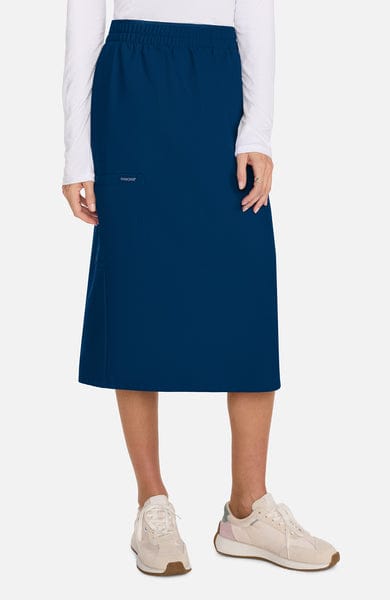 Cherokee Originals Ultra Scrubs CK563A Elastic Waist Skirt Women Navy - CK563A_NAV_4.jpg