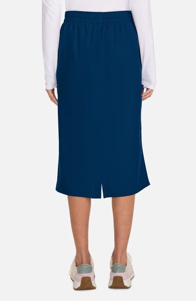 Cherokee Originals Ultra Scrubs CK563A Elastic Waist Skirt Women Navy - CK563A_NAV_5.jpg