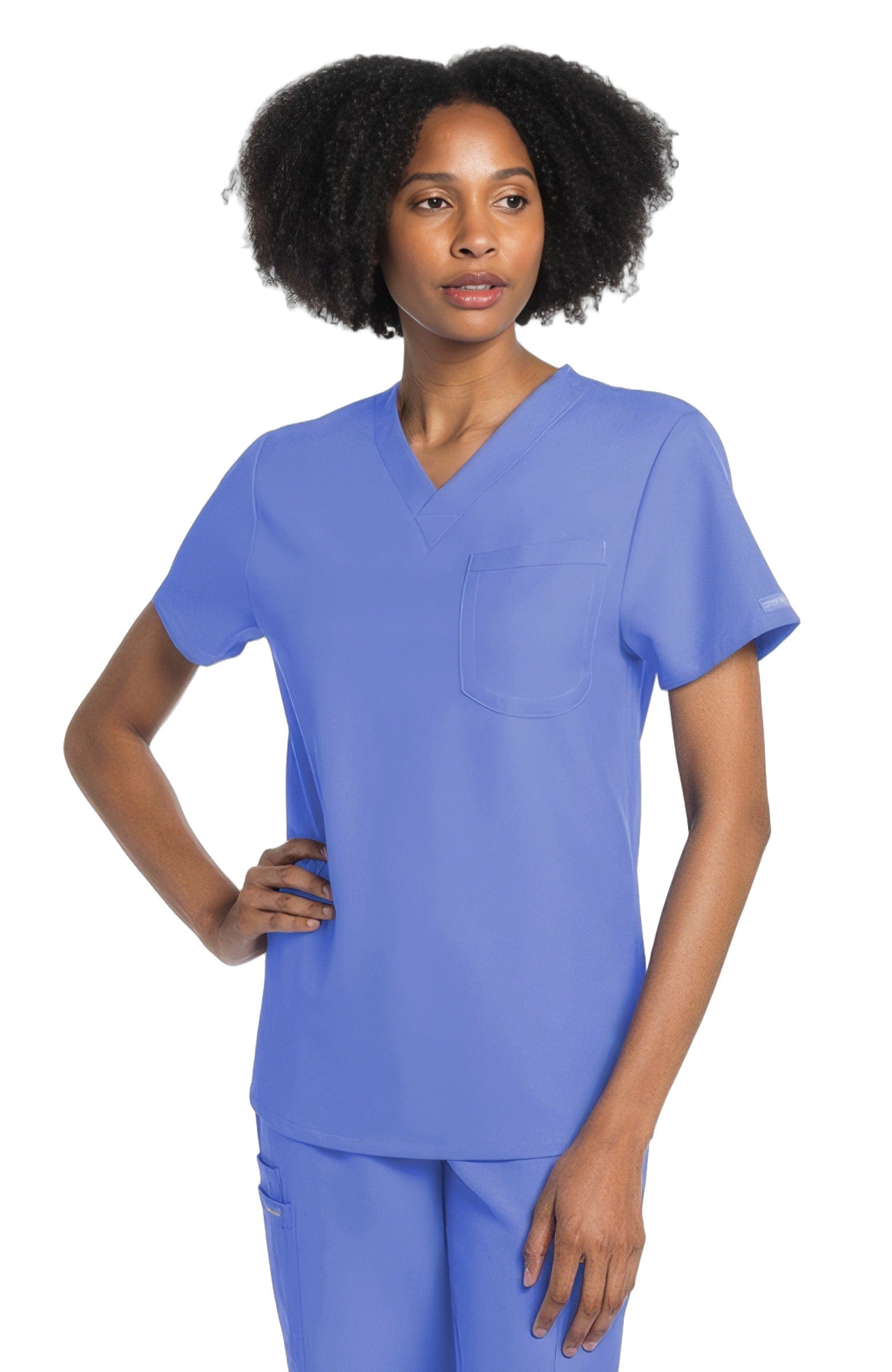 Cherokee CK778A Unisex V-Neck Top Unisex Top Ciel M - CIE