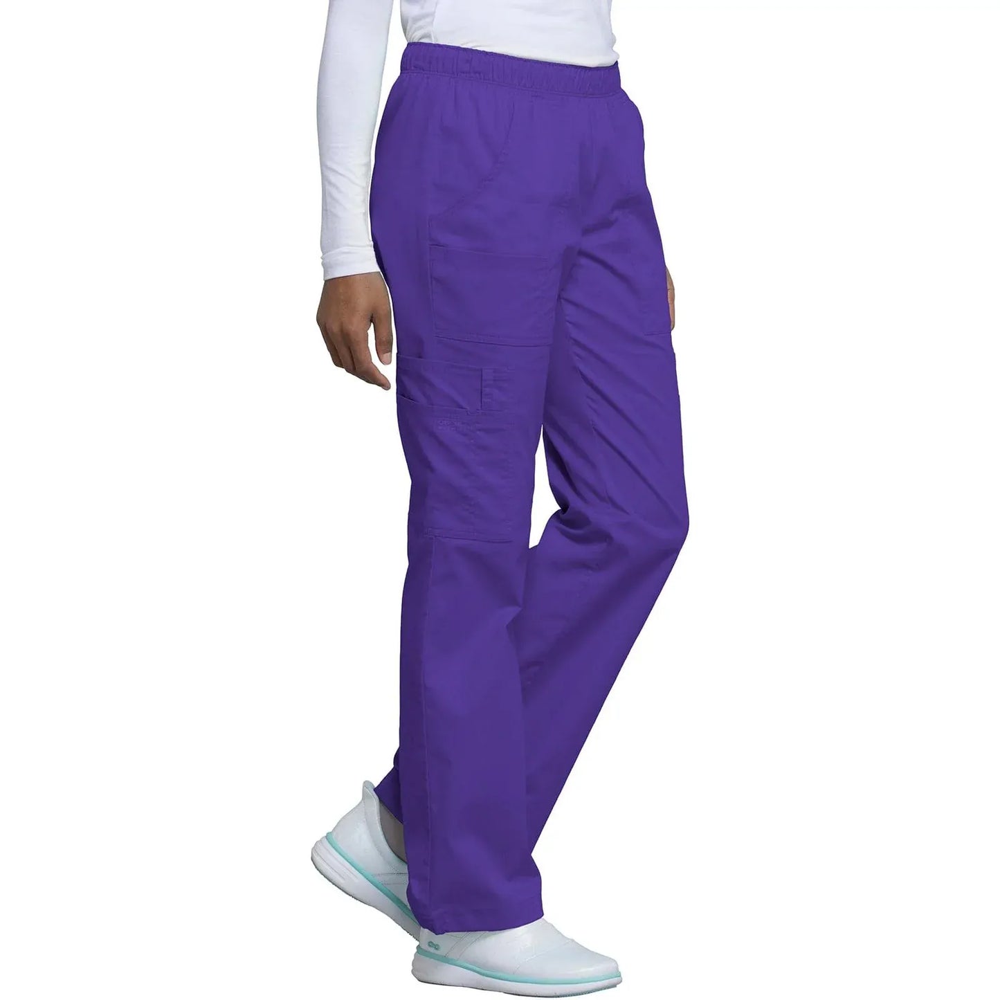 Cherokee Scrubs Pants Cherokee Workwear Core Stretch 4005 Scrubs Pants Womens Grape