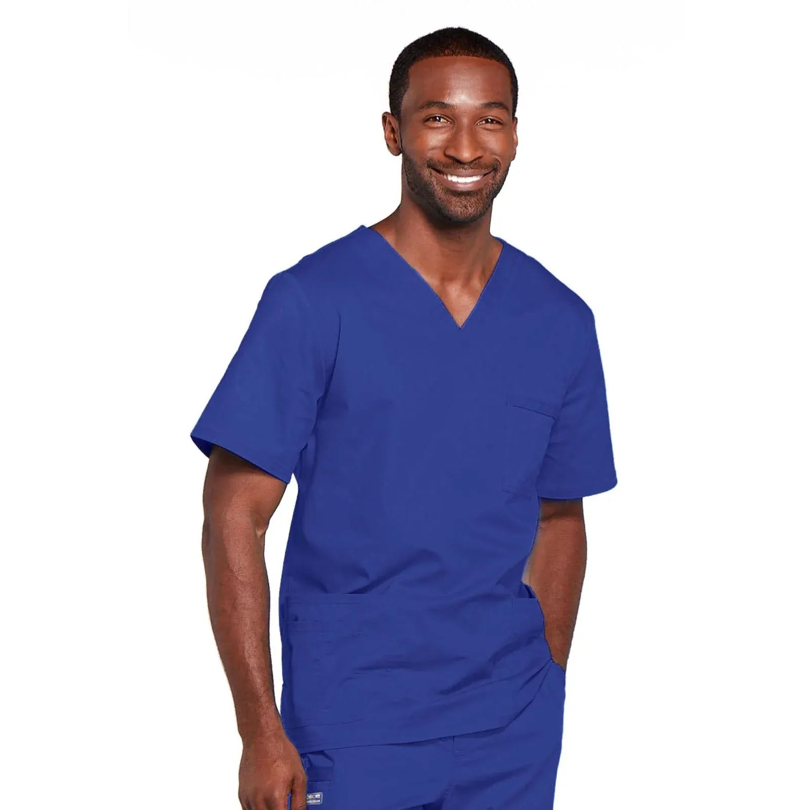 Cherokee Scrubs Top Cherokee Core Stretch 4725 Scrubs Top Unisex V-Neck Galaxy Blue