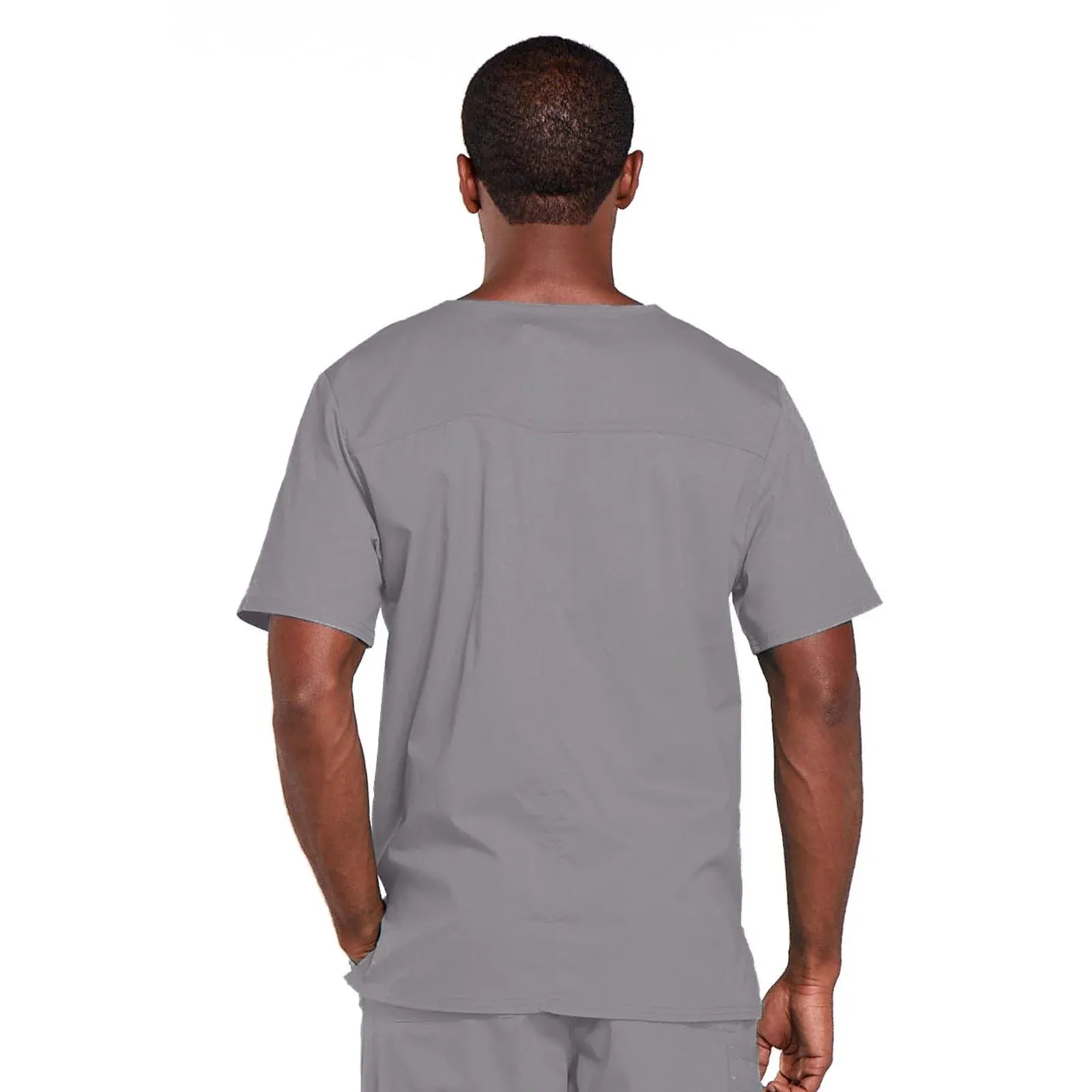 Cherokee Scrubs Top Cherokee Core Stretch 4725 Scrubs Top Unisex V-Neck Grey