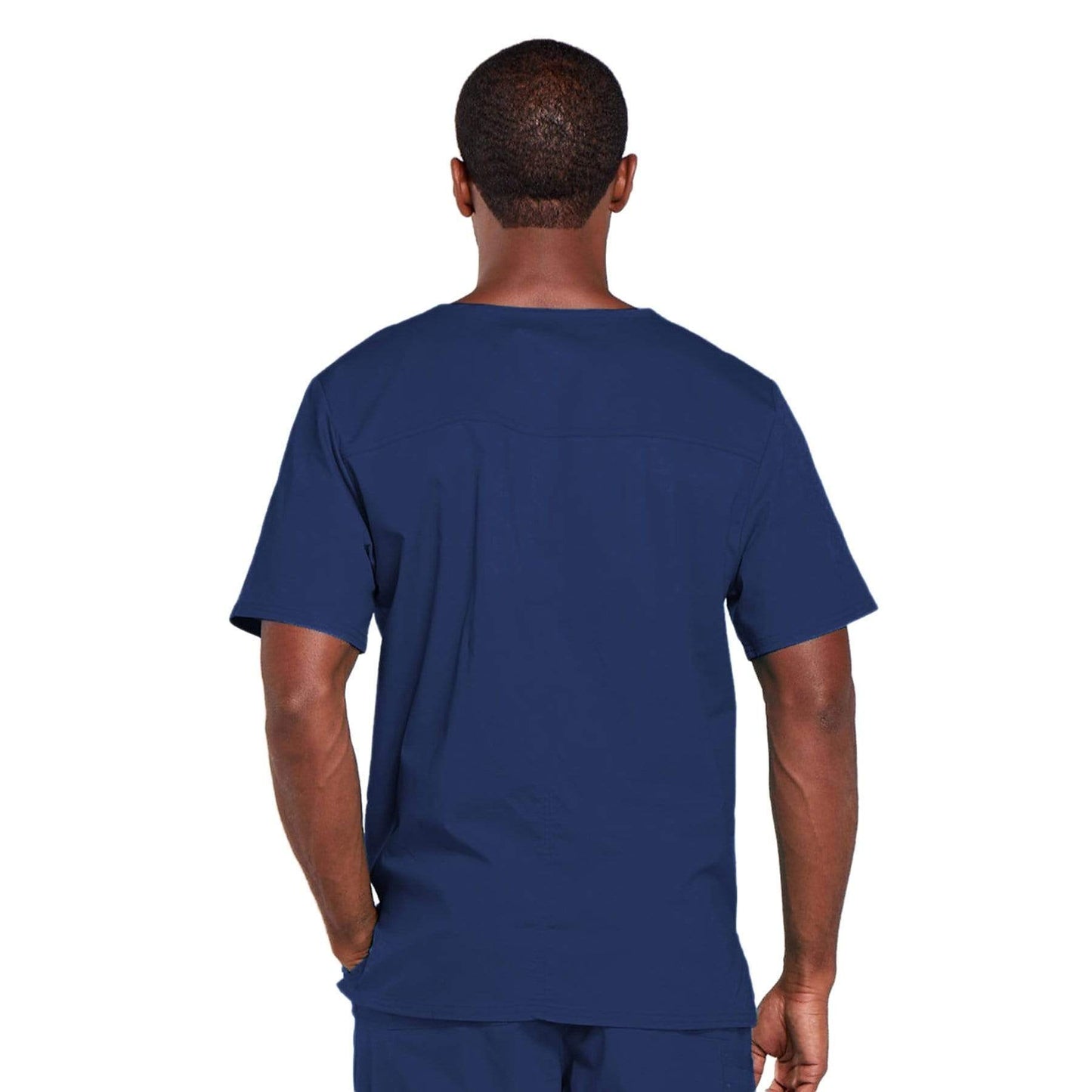 Cherokee Scrubs Top Cherokee Core Stretch 4725 Scrubs Top Unisex V-Neck Navy