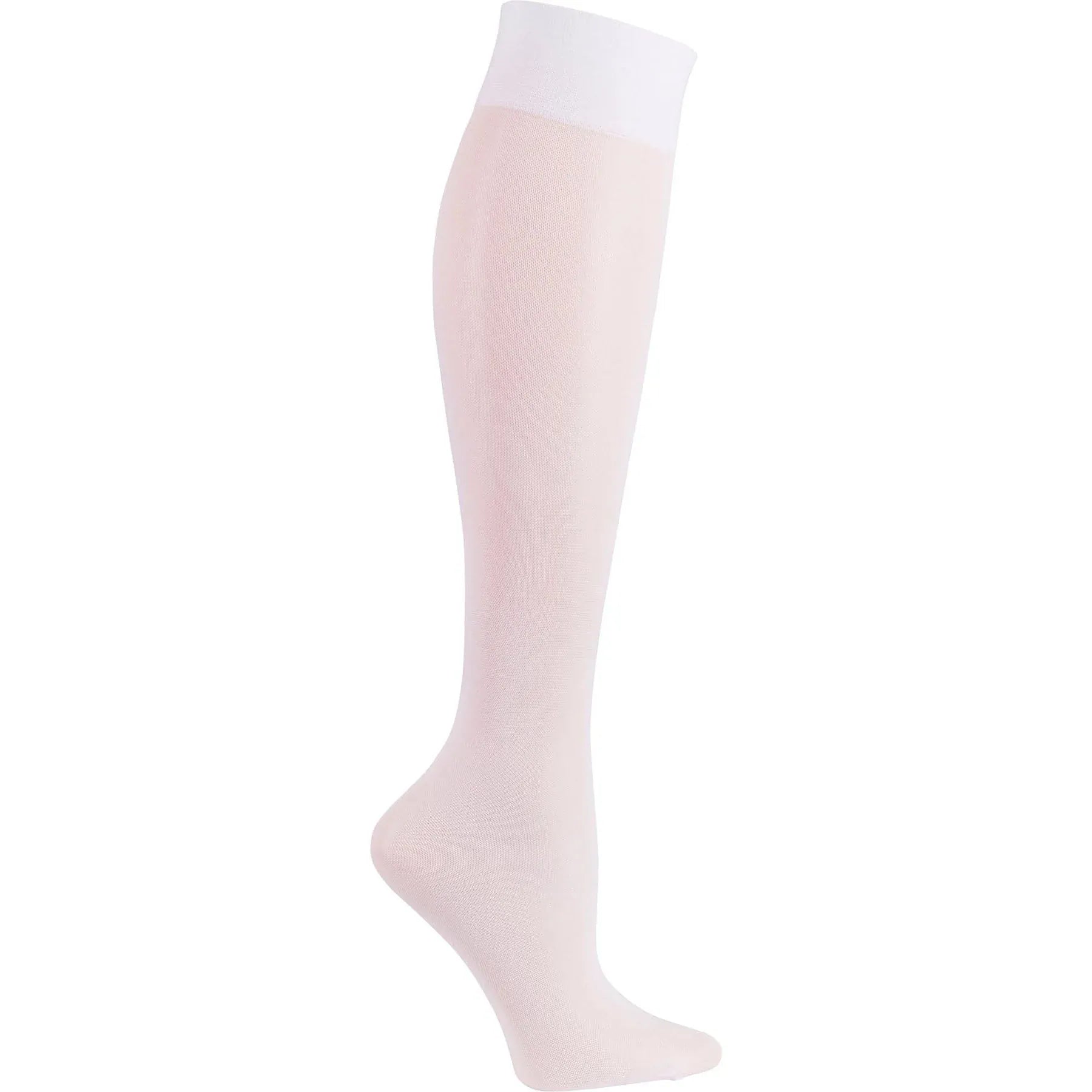 Cherokee Compression Socks REG Cherokee FASHIONSUPPORT Scrubs Socks/Hosiery Women's White