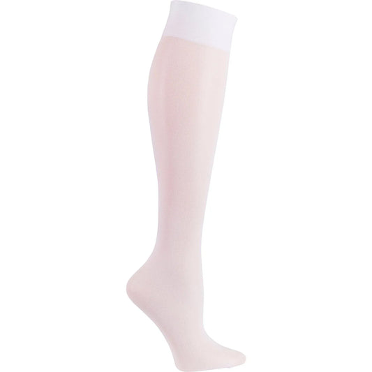 Cherokee Compression Socks REG Cherokee FASHIONSUPPORT Scrubs Socks/Hosiery Women's White