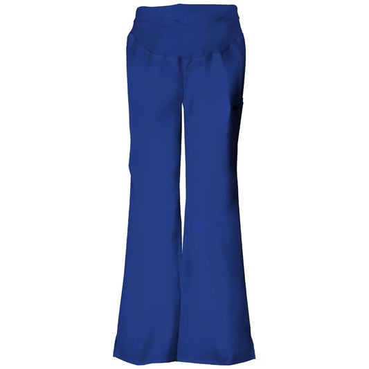 Cherokee Scrubs Pants XL / Regular Length Cherokee Flexibles 2092 Scrubs Pants Maternity Knit Waist Pull-On Galaxy Blue