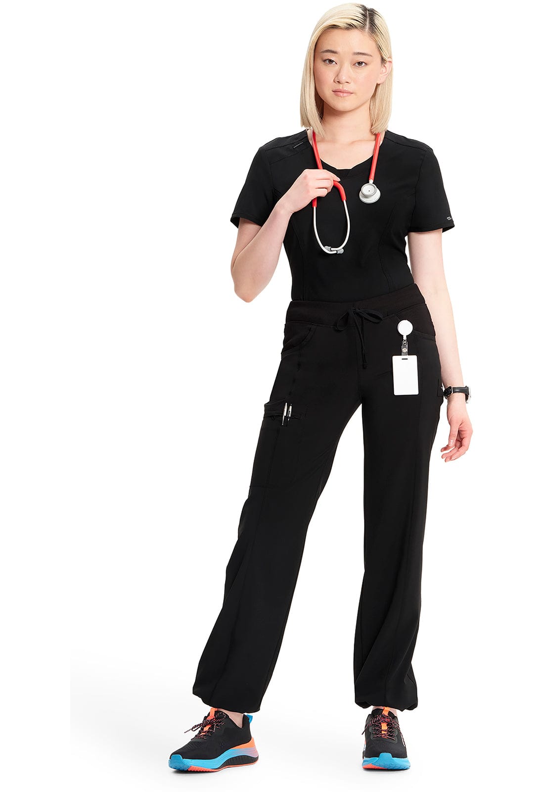 Cherokee Scrubs Pants Cherokee Infinity 1123A Scrubs Pants Women's Black