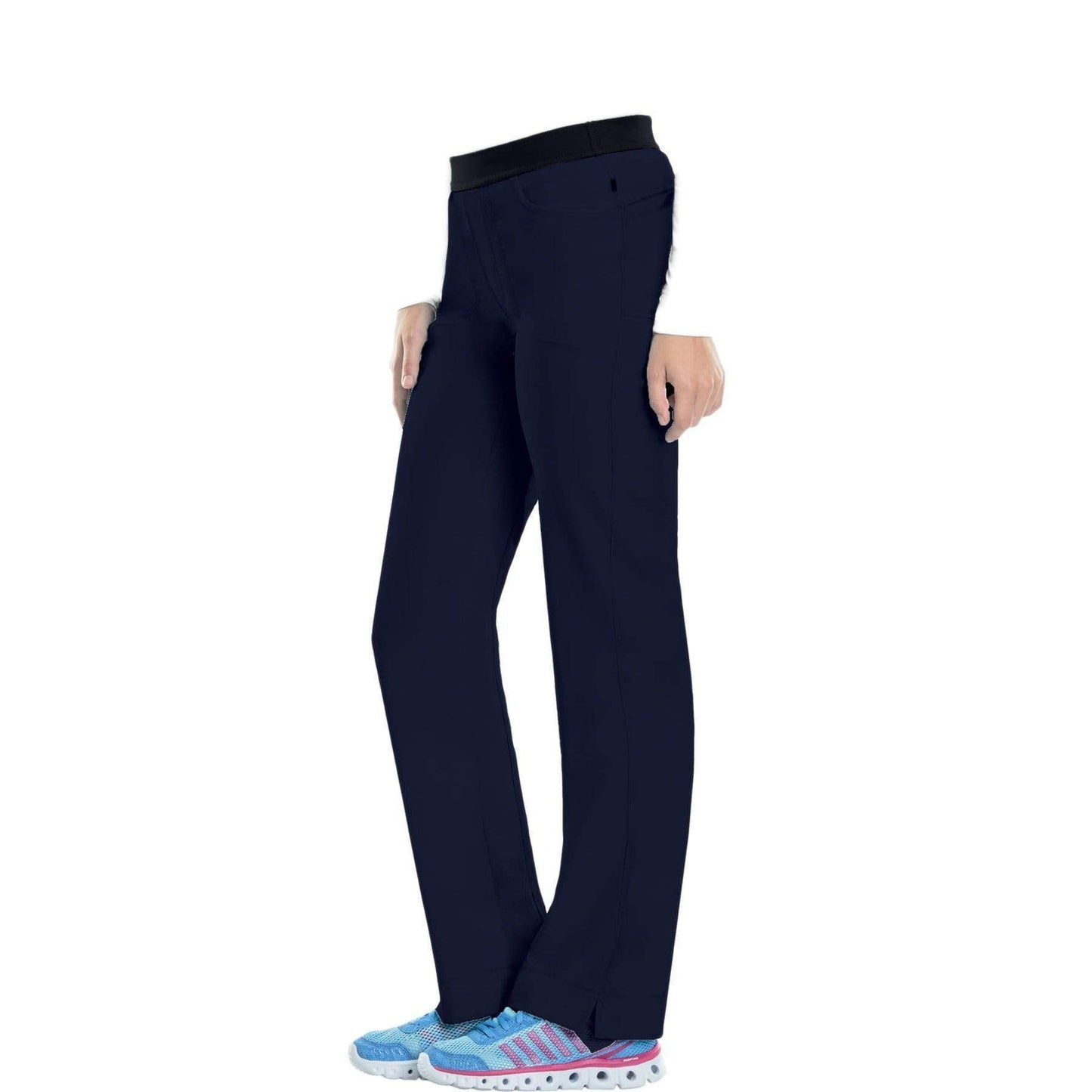 Cherokee Scrubs Pants 2XL / Regular Length Cherokee Infinity 1124A Scrubs Pants Women's Low Rise Slim Pull-On Navy