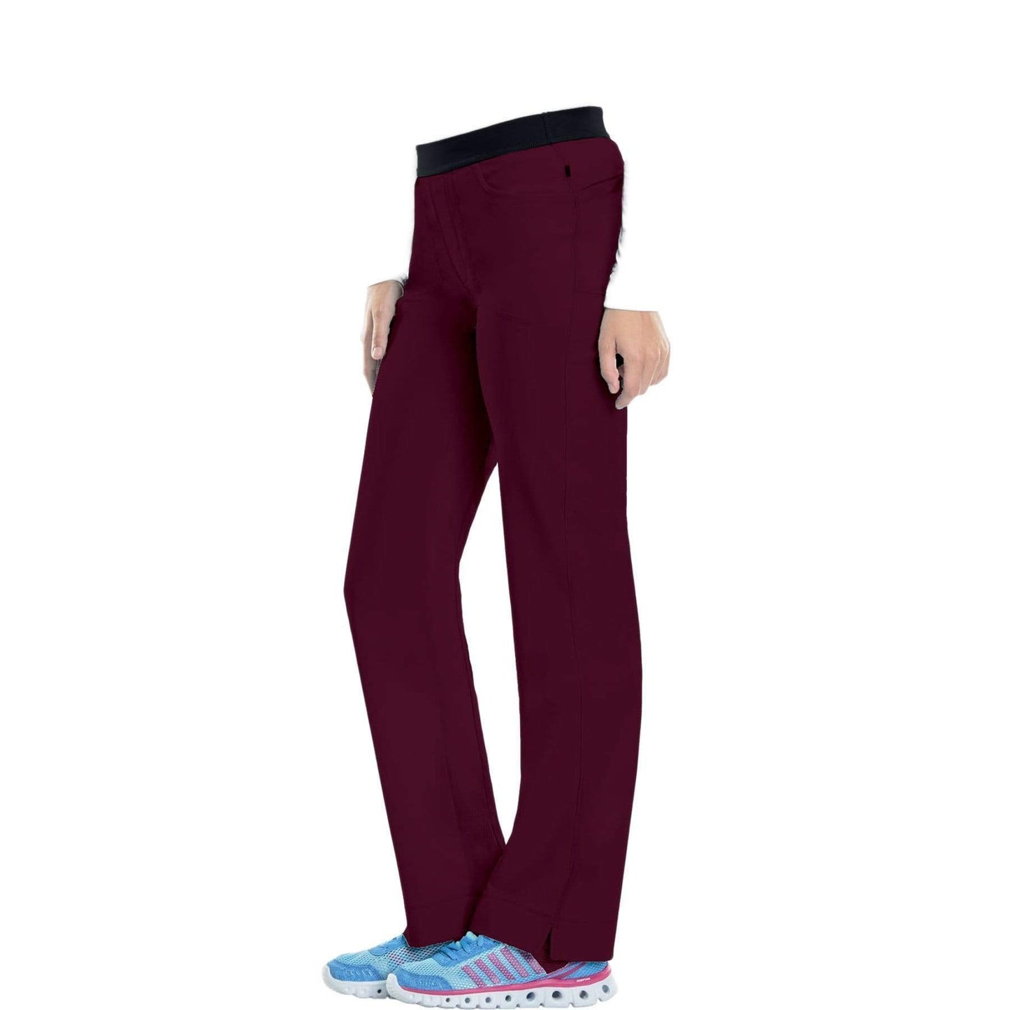 Cherokee Scrubs Pants 2XL / Regular Length Cherokee Infinity 1124A Scrubs Pants Women's Low Rise Slim Pull-On Wine