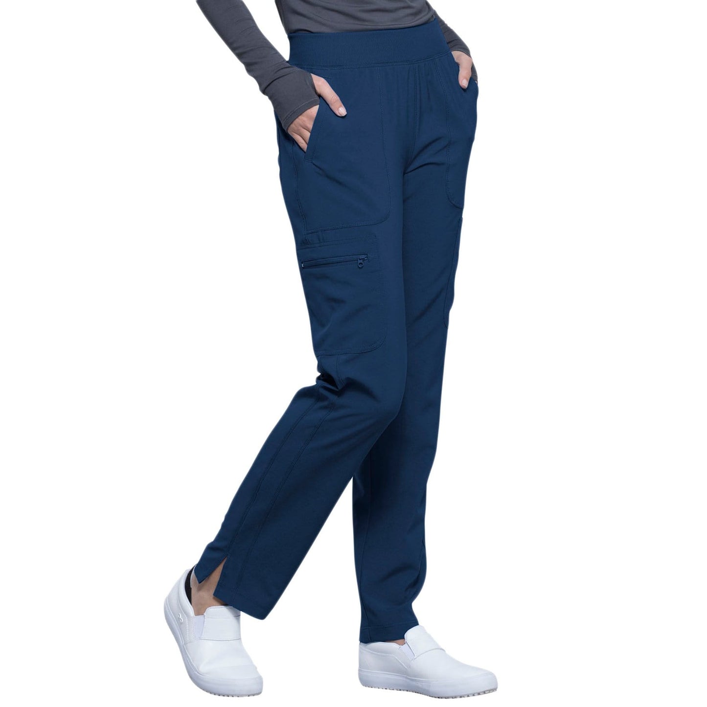 Cherokee Scrubs Pants Cherokee Infinity CK065A Scrubs Pant Women Navy Blue