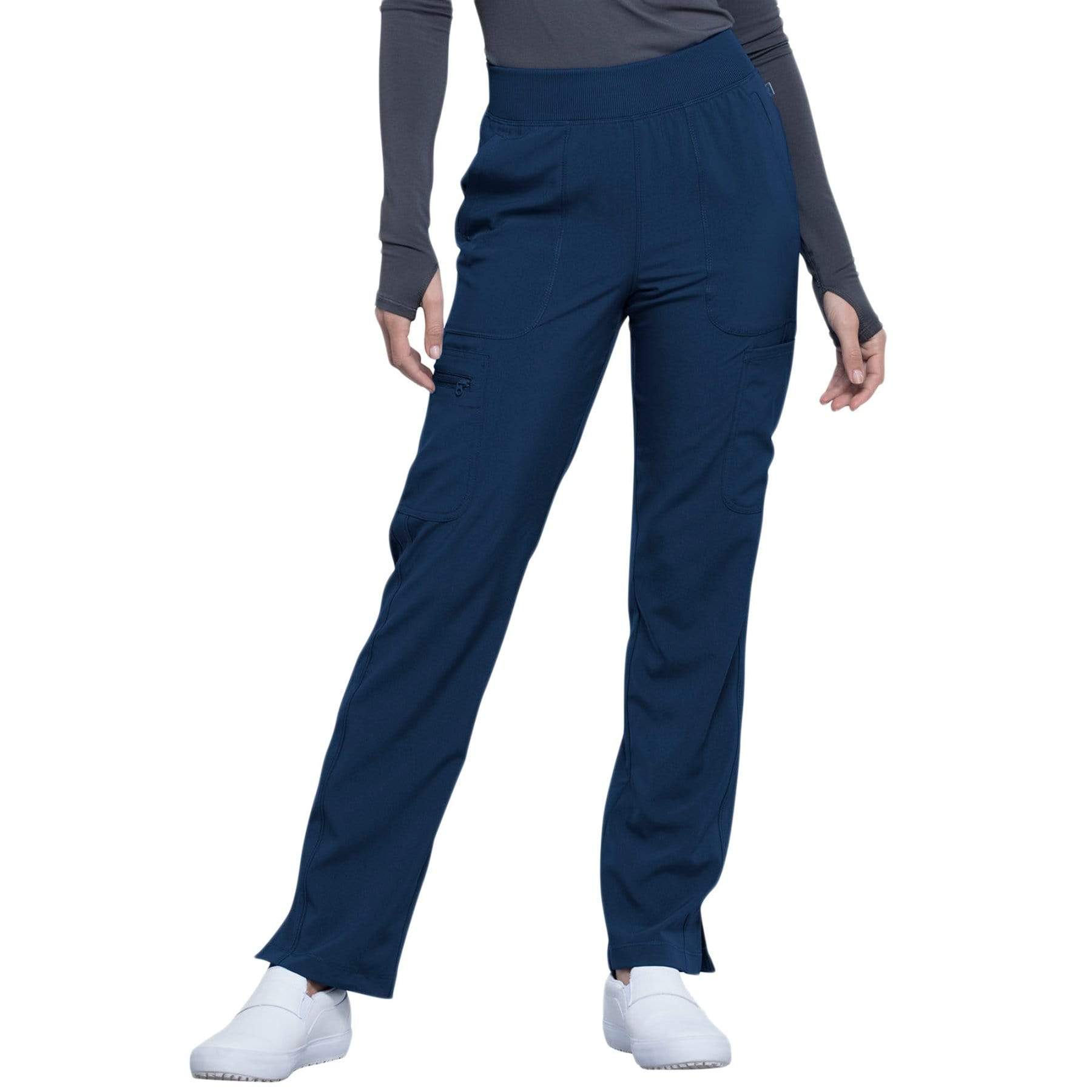 Cherokee Scrubs Pants Cherokee Infinity CK065A Scrubs Pant Women Navy Blue