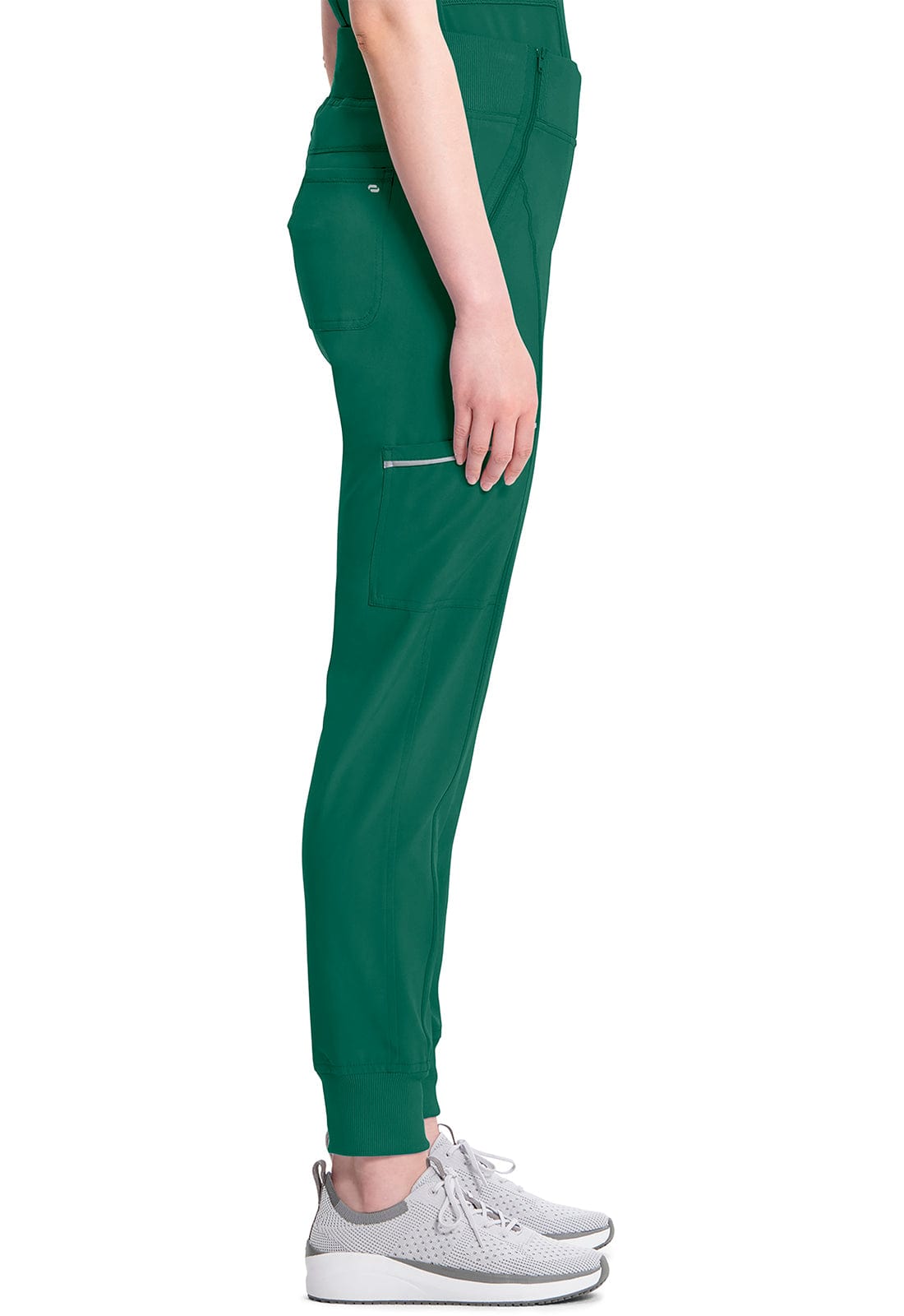 Cherokee Scrubs Pants Cherokee Infinity CK110A Scrubs Jogger Pant Women Hunter Green