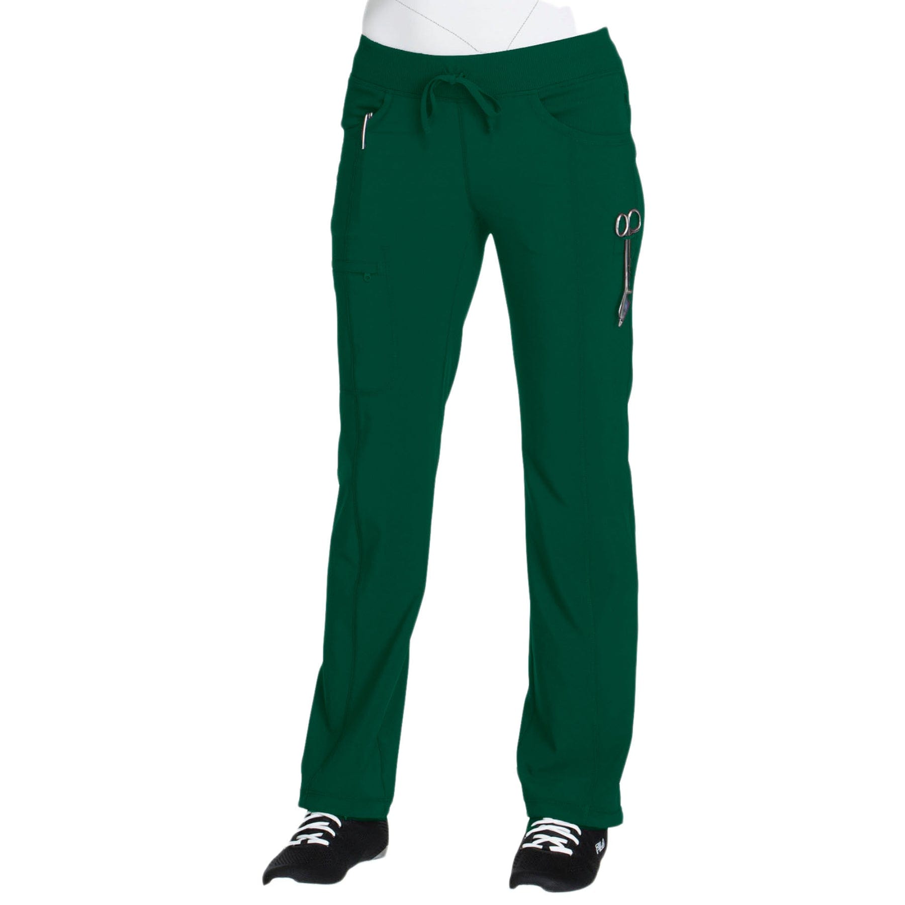 Cherokee Scrubs Pants Cherokee Infinity Drawstring Pant 1123A Hunter Green