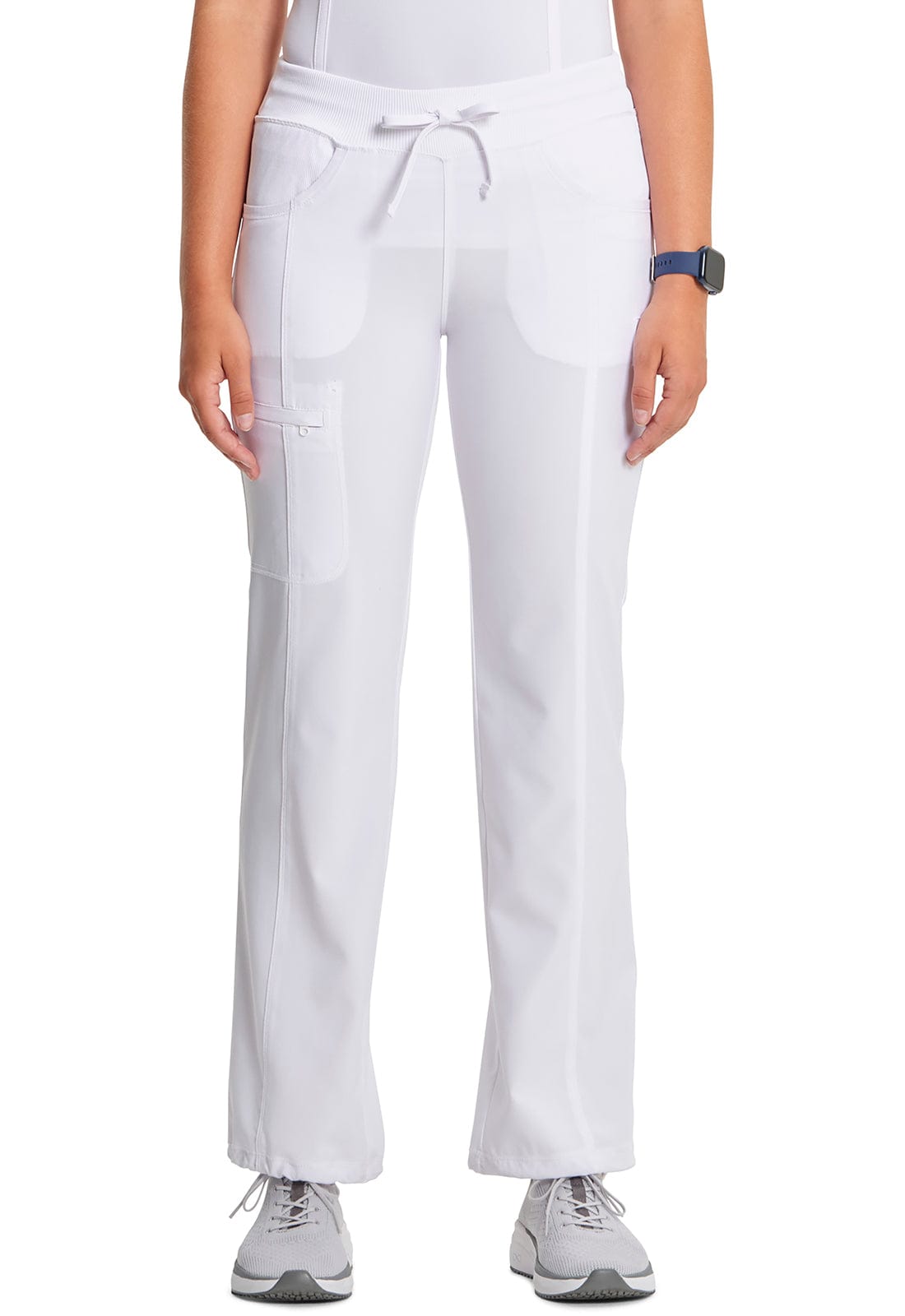 Cherokee Scrubs Pants XXS Cherokee Infinity Drawstring Pant White